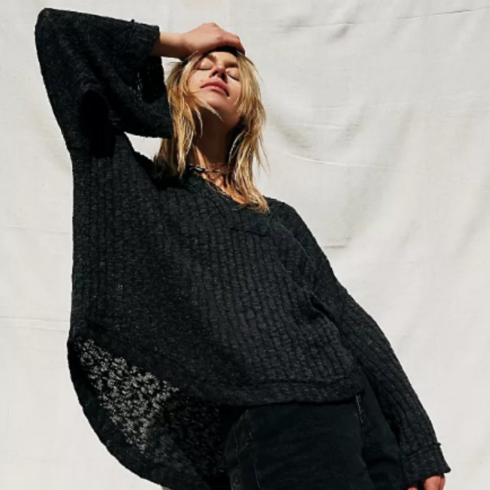 NEW Free People Baja Hacci Hoodie - Picture 1 of 2